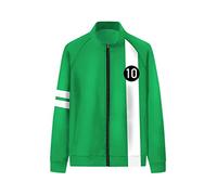 jiaren Ben Jacket Cosplay Adult Men Anime Cosplay Outwear Costume, Green, X-Large