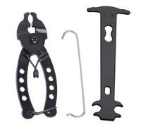 JIARIENBAO 3 Pcs Bicycle Chain Repair Tool Kit Bike Link Plier Chain Measuring Ruler Bike Chain Tool for Road Mountain Bike