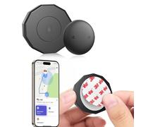 JIARUI GPS Tracker for Vehicles - Mini Tracker Device with Ultra Adhesive Sticker - No Monthly Fee - (iOS Only) Works with Apple Find My - Hidden Real-Time GPS Tracking for Vehicles, Car & More