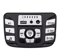 JIARUIXIN 12V Children's Electric car Multifunctional PCB Black and White Center Panel, Printed Circuit Board Control Entertainment Operating System Power Wheel Accessories Replacement Parts