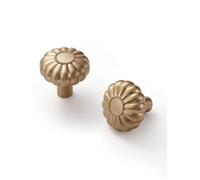 JIASENABO Champagne Bronze Cabinet Knobs 5 Pack Drawer Pulls Kitchen Cupboard Bathroom Dresser Cabinet Hardware Handles Zinc Alloy