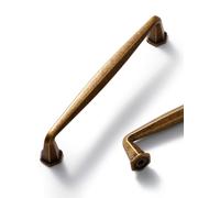 JIASENBAO 10 Pack Antique Brass Cabinet Pulls 5" Hole Center Vintage Drawer Pulls Dresser Handles Hardware Bathroom Zinc Alloy