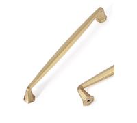 JIASENBAO 5 Pack Champagne Bronze Cabinet Pulls 6.3" Hole Center Vintage Drawer Pulls Dresser Handles Hardware Bathroom Zinc Alloy