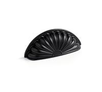 JIASENBAO Black Cabinet Cup Pulls 2.5" Hole Center 5 Pack Matte Black Drawer Pulls Kitchen Hardware Cabinet Handles Dresser Handles