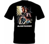 JiaShengHang Men's Blade Runner v23 T Shirt Movie Poster Size 3XL Black