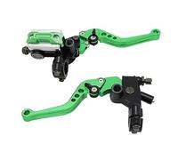JIASHUNHE Brake Clutch Levers Motorcycle Brake Clutch Levers Hydraulic Front Master Cylinder Motorbike Handle Clutch Lever(Green)