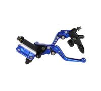 JIASHUNHE Brake Clutch Levers Universal 7/8" 22mm CNC Aluminum Roller Adjustment Motorcycle Master Cylinder Lever Hydraulic Brake Pump Clutch Handle Handlebar Clutch Lever(1Pair Blue B-C)