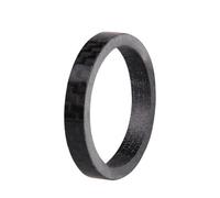 JIASHUNHE Headset Spacers 4/5pcs/set Bicycle Headset Washer Stem Spacer 3/5/10/15/20mm Carbon Fiber Bike Spacing Pad Ring Kit For 28.6mm Front Fork(1pc-5mm)
