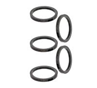 JIASHUNHE Headset Spacers 5 Pcs Bicycle Headset Washer Ultra-Light Carbon Fiber Mountain Road Bike Fork Tube Spacer Stem Gasket 1 2 3 5mm 10mm 15mm(3mm)