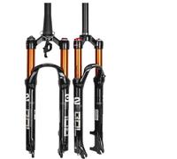 JIASHUNHE Suspension Forks 1 Pcs MTB Air Fork Suspension Solo Bicycle Front Plug Stroke 100-120MM 26/27.5/29inch Straight/Tapered Tube Alloy(26 Tapered Remote)
