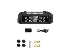JIASHUNHE Tpms Solar Power Car Tire Pressure Alarm Monitor Auto Security System Digital Display Tyre 4 Sensors Wireless(K10)