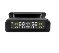 JIASHUNHE Tpms Solar Power Smart Tire Pressure Monitoring System With 4 Wheel Sensor Auto Digital Display Car Alarm(K07-External Sensors)