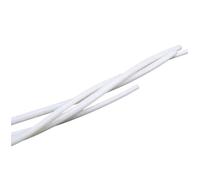 JIATUO 1/2/5M Solid Silicone Seal Strips Diameter 1mm-12mm Waterproof High Temperature Resistant White Trim Rubber Cord Gasket Sealings(Diameter 1.5mm,5 Meters)