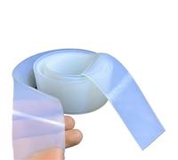 JIATUO 1Meter Silicone Sealing Strip White Solid Flat High Temperature Shock-Absorbing and Waterproof Collision-Proof(2x100mm)