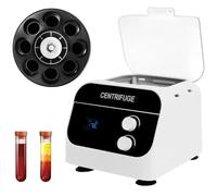 JIAWANSHUN 8x20ml PRP Centrifuge Machine for Blood Lab Centrifuge Machine for Serum/Fat Separator with Timing Motor 4000r/min (110V)