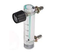 JIAWANSHUN Oxygen Air Flow Meter 0.1-1.5LPM / Gas Flowmeter with Copper Connector For Oxygen Air Gas Conectrator