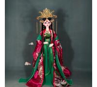 Jiawinng Chinese Doll 3D Oriental Collectible 24In Ancient Princess Scene Decoration Bride Doll for Play House Room Decor Holiday Christmas Day Birthday Gift,Red