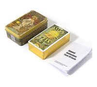 Jiawinng Tarot Cards Deck, with Guidebook Divination Cards, 80 Fortune Telling Game Set for Family Reunion Beginners Expert Readers for Christmas Birthday, A