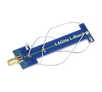 Jiawu 1.6G 4 Arm Helical Antenna PCB 1.4-.68GHz Wide Range Electronic Component for Satellite Positioning Systems, Cardioid Pattern, 50Ω SMA Male (Blue)