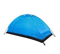 Jiawu 1 Person Tent, Lightweight Portable Camping Hiking Tent, Modern Style, Blue, 3 Season, Waterproof, Polyester, 14x7x57cm, 670g, For Camping & Hiking, Fishing, Climbing, Outdoor Activities