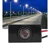 Jiawu 10-50V DC Street Lamp Photocell Sensor Light Control Switch, Miniature LED Automatic Dusk to Dawn Photoelectric Switch for Outdoor Courtyard Corridor Door Lighting