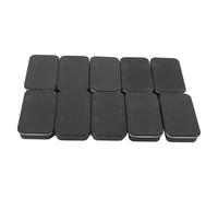 Jiawu 10 Pcs Stylish Slide Top Metal Box for Lip Balm Candy Mints Beads, Multifunctional Storage Solution in a Compact Design, Perfect for Jewelry and Lipsticks