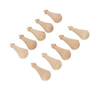 Jiawu 10PCs DIY Unfinished Wooden Trailer for Painting, Inspires Creativity and Improves The Interaction Between Parents and Size, Size 2 X 5 Cm