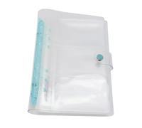 Jiawu 120 Bags Photo Album for Travel Photocard Binder Memory Book Clear PVC Material Card Collector Album for Saving Business Cards Ideal Loving (Transparent Blue)