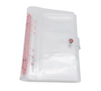 Jiawu 120 Bags Photo Album for Travel Photocard Binder Memory Book Clear PVC Material Card Collector Album for Saving Business Cards Ideal Loving (Transparent Pink)