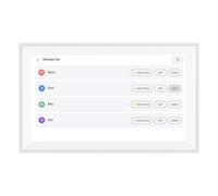 Jiawu 15.6 Inches 1080p FHD Smart Smart Touchsid Digital Calendar Planner with Interactive Effort for a Family, Easy Configuration, Electronic Family Planner for Bürohaushäuser (#1)