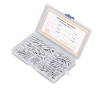 Jiawu 180Pcs Flange Blind Rivet Assortment Kit, 6 Sizes Aluminum Alloy | Aluminum Blind Rivet Set with Storage Box, Large Flange Design for Soft Materials, Firm Connection
