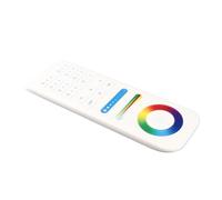 Jiawu 2.4G Wireless 8-Zone Remote Controller for RGB+CCT LED Strip Lights | 2.4G LED controller for RGB+CCT strip lights, 30m control distance, 0.1%-100% dimming, 8 zones, GFSK modulation