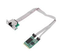 Jiawu 2.5G Gigabit Ethernet Network Card, 2.5Gbps Speed Low Latency M. E Key Network Adapter, High Speed Ethernet Adapter with RJ45 Port for Desktop Laptop Industrial Computers