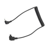 Jiawu 2.5mm C3 Camera Shutter Release Cable, 39.4 Inch Spiral Coiled Cord | Remote Control Shutter Cord, Plastic Coiled Cable, 3-Pin Connection, for 7D 6D 5D 50D 40D 30D 20D 10D 1D 1DX, Outdoor