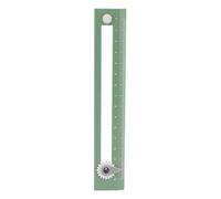 Jiawu 2-in-1 Compass Ruler, Adjustable Drawing Compass with Straightedge