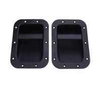 Jiawu 2 Metal Metal Recession Speaker with Heavy Duty, Comfortable Mango for Stage Cabinets, Black Bar Handles for Speaker Systems, 220x160 Mm