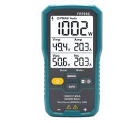 Jiawu 2000W Solar Panel Tester, LCD Display High Precise Solar Power Tester MPPT PV Power Meter with Backlit and Data Hold Function for Panel Diagnostics and Data Analysis