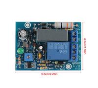 Jiawu 220VAC Adjustable Timer Delay Off Switch Module, 10A Relay | Timer Relay Module with Delay Off, for Household Appliances, Lighting Control