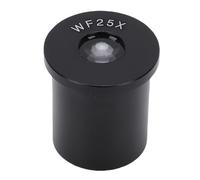 Jiawu 25X Microscope Eyepiece, Lens 23.2mm Interface Aluminum Alloy Optical Glass Biological Microscope Eyepiece with 12mm Aperture for Research Experiments Educational Uses