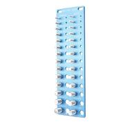 Jiawu 28 Piece Thread Checker Nut and Bolt Measuring Tool, Standard Thread Gauge, High Strength Aluminum Alloy, Screw Size Identifier for Mechanics Carpenters DIY Enthusiasts