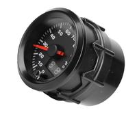 Jiawu 2in 52mm Digital Oil Pressure Gauge Meter with Stepper Motor, Pointer Display Universal Car Modified Oil Pressure Gauge for Gasoline Cars