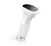 Jiawu 2in Screen Handheld Microscope 100-1000X Zoom 2MP 1080P HD Real Time Imaging Portable Microscope with 8 LED Lights, USB C Computer Connectivity for Kids Adults (White)