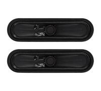 Jiawu 2Pcs 8 Ohm 10W Full Range Speaker for LCD TV, Television, Advertising Machine - Clear Bass, Full Frequency Sound, High Sensitivity, 5.3x1.4x1.0 Inch, Iron Material
