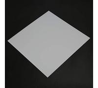 Jiawu 2x300x300mm White Polyoxymethylene POM Sheet Plate, High Strength Engineering Plastic Board for Sliding Gears Bearings Machinery