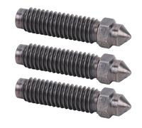 Jiawu 3 Pack 0.2mm High Wear Resistant Hardened Steel Nozzles for Elegoo Carbon Soft Feed