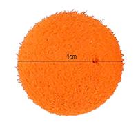 Jiawu 30 Pack Floating Foam Fishing Lures Pellets - Ultra Light Soft Pop Up Bait for Carp, Big Fish - Strawberry, Sweet Potato & No Flavor Options (Orange sweet potato flavor 10MM)