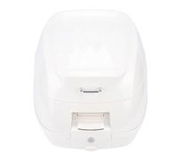 Jiawu 32L Motorcycle Trunk Waterproofing Rear Tail Box, Spacious Storage for Gloves and Tools, Suitable for Most Bikes and Scooters (White)