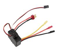 Jiawu 35A ESC, Brushless Electronic Speed Controller with Improved Throttle Response, Small RC ESC for 1/18 1/16 Remote Control Car (Red)