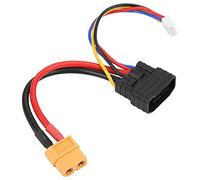 Jiawu 3S to XT60 Connector, 14.7cm Lipo Battery Charger Adapter Cable with Gold Plated Banana Plug for RC Car Plane Helicopter Drone Quadcopter Boat Truck Vehicle Model Hobbyist