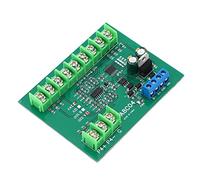 Jiawu 4 Channel PT100 RTD Temperature Sensor Board, RS485 Modbus Acquisition Module for 3 Wire 2 Wire, Resistance Collector with 03 06 16 Command, 247 Cascading (A220 DC24V)